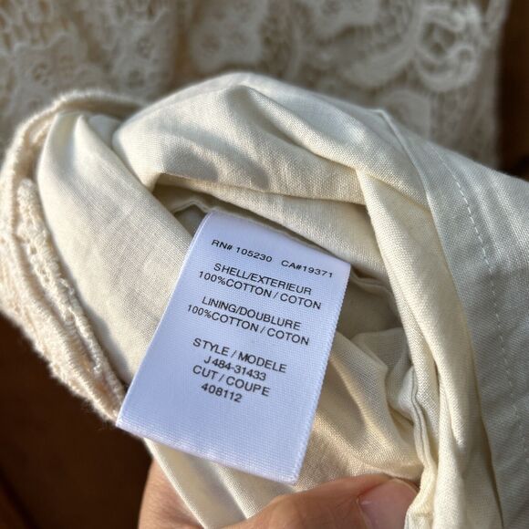 JOIE VIONNE CROCHET LACE Cream DRESS NWT Size Small MSRP $198 - Picture 12 of 16